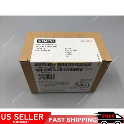 New Siemens 6ED1055-1CB00-0BA2 LOGO! DM8 24 expansion module 6ED1 055-1CB00-0BA2 - Image 1 of 4
