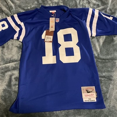 Camiseta deportiva 1998 Peyton Manning Indianapolis Colts Mitchell And Ness NFL Legacy nueva con etiquetas Foto 1 de 3