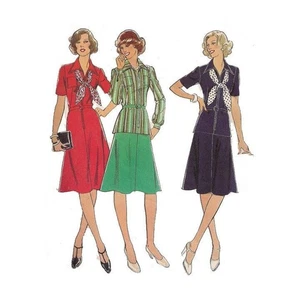 70s Vtg Sewing Pattern for Dress, Blouse and Skirt Bust 36" (91 cm) - Style 1513 - Picture 1 of 3