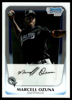 Bowman Chrome Prospects 1st Marcell Ozuna 2011 #BCP36 Foto 1 de 2