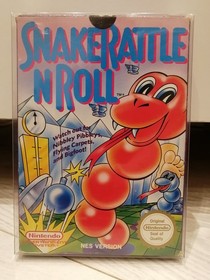 Snake Rattle n Roll NES Nintendo Complete Boxed PAL