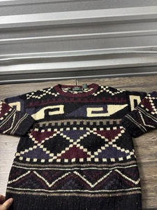 Vintage Marshall Field's Wool Sweater Men's Medium  - Hand Loom - Picture 1 of 7