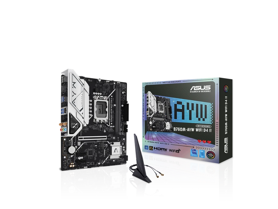 ASUS B760MAYWWIFID4II Micro ATX Motherboard