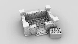 9th Age 3D Printed Elven Vegetable Garden Decor - Picture 1 of 1