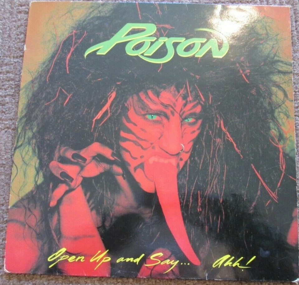 Poison - Open Up And Say . . . Ahh!  1988 Original Release Album LP - Image 1 of 1