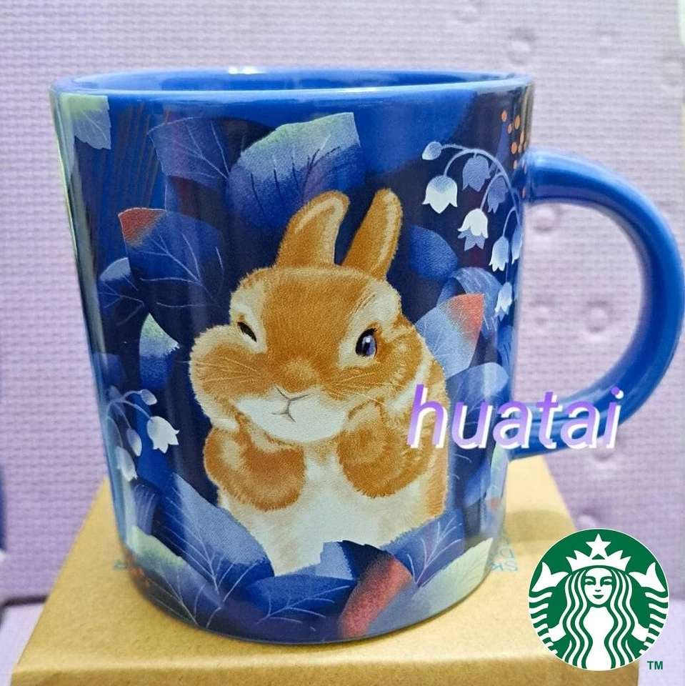 Taza Starbucks Taiwan Limited Conejo Nuevo Hueso China 473 ml Microondas JAPÓN NUEVO Foto 1 de 4