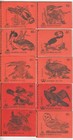 GB  Stitched Booklets 6/-  Birds Series 1968/1970