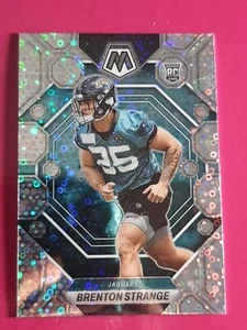 2023 Panini Mosaic #286 Brenton Strange Jaguars Silver Disco No Huddle Prizm - Bild 1 von 2