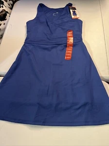 GapFit Active Tank Dress W/ Shelf Bra X-Small Blue - Picture 1 of 9