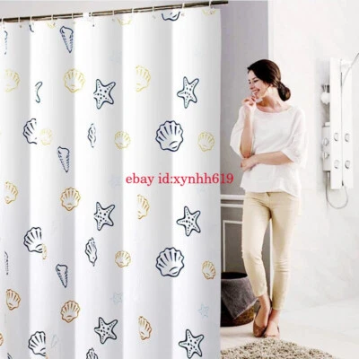 Duschvorhang textil wannenvorhang Wasserdicht Vorhang Duschvorhang inkl Ringe - Bild 1 von 4