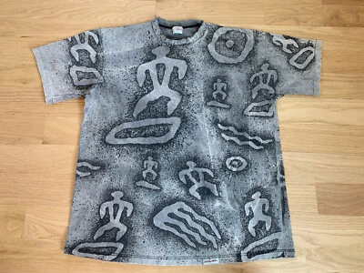 Vtg Distressed Crazy Shirts Hawaii Surf Men’s Shirt Size XL All Over Print AOP - Image 1 of 4