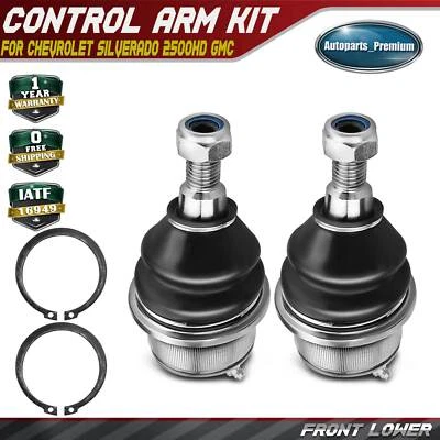 2 piezas rótula inferior delantera para Chevy Silverado 2500HD 3500HD GMC Sierra 2500HD Foto 1 de 4