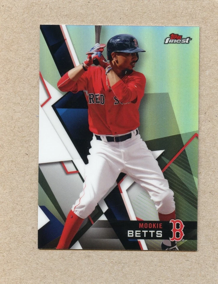 2018 Topps Finest Mookie Betts #38 Refractor Boston Red Sox Foto 1 de 1