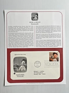 Send A Hello Ratatouille Disney First Day Cover Postal Commemorative Society - Picture 1 of 3