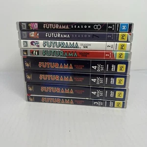 Futurama Season 1-8 ( 1 2 3 4 5 6 7 8 ) DVD Region 4 - VGC - Foto 1 di 8