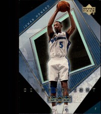 1999-00 Black Diamond Might Wizards Basketball Card #DM17 Juwan Howard