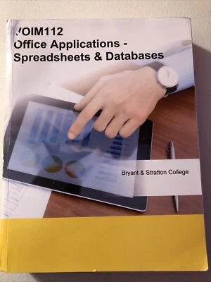VOIM 112 Office Applications - Spreadsheets and Databases Bryant & Stratton EXC - Image 1 of 2