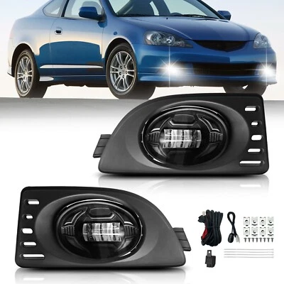 Luces antiniebla LED luces de parachoques delanteras para Acura RSX 2005 2006 2007 lente transparente Foto 1 de 4