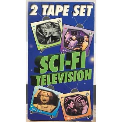 Sci-Fi Television 2 VHS Tape Set With Classic TV Shows & Rare Outtakes - Image 1 of 4