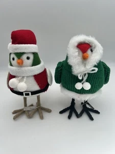 2 Target Wondershop 2019 Featherly Friends Christmas Bird DAZZLE & CHEERYBLE - Picture 1 of 9