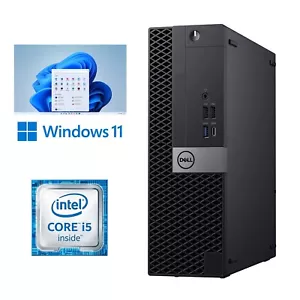 Dell OptiPlex 7050 Core i5 Desktop Computer 16GB RAM 512GB SSD Windows 11 Wi-Fi - Picture 1 of 8