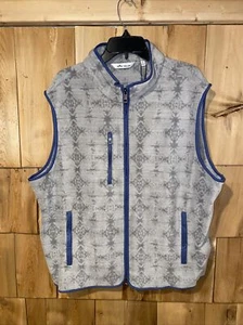 Peter Millar Mens Crown Micro Shearling Fleece Vest Grey Size XL NWT $198.00! - Picture 1 of 7