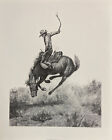 Will James Bucking Horse Western Art Print-11 x 14