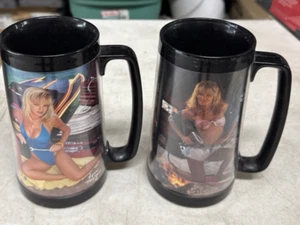 2 Snap-on Tools Girl Plastic Mugs Vintage & Rare - Bild 1 von 3