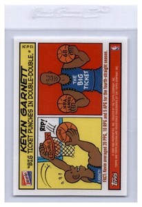 2003-04 Topps Bazooka #13 Kevin Garnett - Minnesota Timberwolves