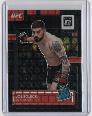2023 Donruss Optic UFC Joe Solecki RC Rated Rookie Black Prizm Pandora Case Hit - Image 1 of 2