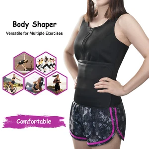 Women Sauna Suit Neoprene Waist Trainer Body Shaper Adjustable Vest Weight Loss - Picture 1 of 11