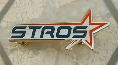 Houston Astros 2025 City Connect STROS Logo Lapel Pin - Image 1 of 4