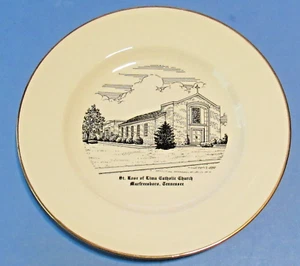 St. Rose of Lima Catholic Church, Murfreesboro, Tennessee 10" Collector Plate - Picture 1 of 2