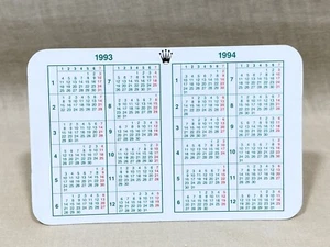 CALENDARIO ROLEX 1993 1994 Submariner Daytona Explorer GMT día-fecha morador del mar/ - Imagen 1 de 2