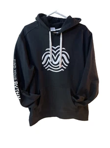 Rythm Vape Products Mid Weight Fleece Pullover Hoodie By DIST RICT Black Sz XL - Picture 1 of 10