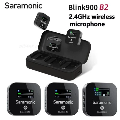 Saramonic Blink900 B2 Universal 2.4g Wireless Lavalier Microphone Charging Case  - Image 1 of 4