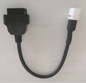 4Pin to 16Pin OBD2 Diagnostic Plug Adaptor For Yamaha Motorcycle Bike ATV c - Picture 1 of 8