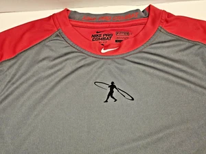 Camisa de combate Nike Swingman Pro gris ajustada manga 3/4 - para hombre grande L - Imagen 1 de 8