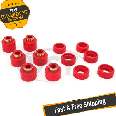 Kit de bujes de montaje de carrocería Energy Suspension 3.4123R rojo Foto 1 de 4