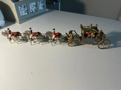 SOLDADOS DE JUGUETE BRITÁNICOS DE COLECCIÓN #1470 *** ENTRENADOR ESTATAL CORONACIÓN REAL *** ¡L@@K! Foto 1 de 4