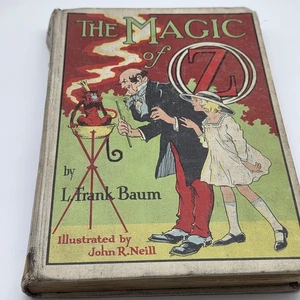 The Magic of Oz by L. Frank Baum - 1st 1919 Hardcover Edition John Neill LIBRARY - Picture 1 of 17