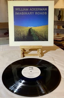 William Ackerman- Imaginary Roads NM/NM 1988 Allied Pressing Electronic New Age - Image 1 of 4