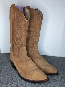 Bota de Vaquero Dan Post Marlboro Punta Almendra De Colección Para Hombres 8 D 558550 Gamuza - Imagen 1 de 24