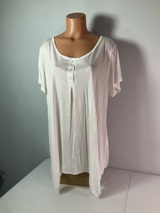 FORGOTTEN GRACE White/Ivory Top. Asymmetrical Bottom. Size 3X. NEW. - Picture 1 of 5