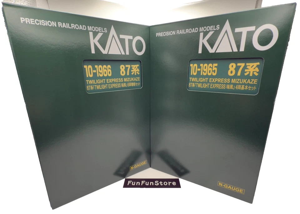 KATO 10-1965 N Gauge 87 Series TWILIGHT EXPRESS MIZUKAZE 4-Car Basic Set