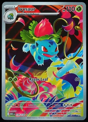 Tarjeta Pokémon Ivysaur #134 casi nueva-m Foto 1 de 3