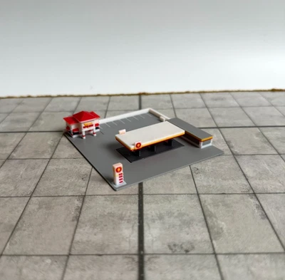 für Herpa Wings 1:500 Tankstelle Petrol Station Restaurant  / Airport Accessoire - Bild 1 von 3