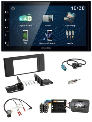 Kenwood 2DIN Bluetooth Lenkrad USB DAB Autoradio für BMW X5 E53 2000-2006 - Bild 1 von 4