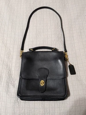 Bolso Coach Station Vintage Estilo 5130 Negro ¡Buen Estado! Foto 1 de 4