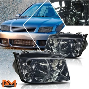 For 99-05 VW Jetta MK4 Smoked Lens Euro-Spec E-Code Style Headlight w/Fog Lamp - Picture 1 of 7